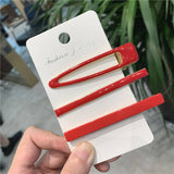New 3PCS/Set Fashion Pearls Acetate Geometric Hair Clips For Women Girls Headband Sweet Hairpins Barrettes Hair Accessories Set daiiibabyyy
