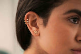 Daiiibabyyy 1 pieceno piercing ear cuff clip on earring three line simple adjust cuff 925 silver