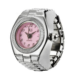New Individuality Vintage Punk Elastic Stretchy Quartz Watch Rings for Women Man Hip-hop Couple Accessories daiiibabyyy
