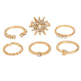 2021 New Ins Temperament Pearl Ring For Women Fashion And Popular Opening Adjustable Ring Retro Combination Banquet Gift daiiibabyyy