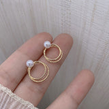2021 New Temperament Fashion Earrings For Women Luxurious Simulation Pearl Retro Ins Earrings Exquisite Trend Jewelry Gift Party daiiibabyyy
