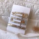 New 3PCS/Set Fashion Pearls Acetate Geometric Hair Clips For Women Girls Headband Sweet Hairpins Barrettes Hair Accessories Set daiiibabyyy