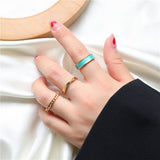 2021 New Gothic Style Three Piece Opening Rings For Woman European and American Wedding Fashion Jewelry Party Sexy Ring sets daiiibabyyy