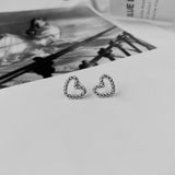 Stainless Steel Earrings Small Cute Butterfly Star Heart Stud Earrings Set Punk Piercing Earing Women's Minimalist Jewelry daiiibabyyy