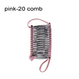 Daiiibabyyy Woman Hair Comb Banana Hairpin Fashion Simple Black Oval PE Plastic Hairpin Vertical Clip Ponytail Holder Hair Accessories