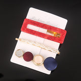 Ins Fashion 1Set Women Girls Elegant Pearls Hair Clips Sweet Headwear Hair Ornament Hairpins Barrettes Hairgrip Hair Accessories daiiibabyyy