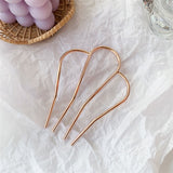 Daiiibabyyy  New U Shape Hair Clips Bobby Pins for Women Girls Bride Hair Styling Accessories Black Hairpins Metal Barrettes Bun Maker daiiibabyyy