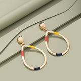 Lost Lady NEW Fashion Big Hoop Huggies Earrings Gorgeous Multicolor Women's Punk Oversized Circle Earring Jewellery Party Gifts daiiibabyyy