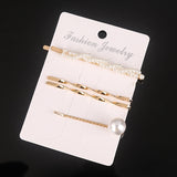 Ins Fashion 1Set Women Girls Elegant Pearls Hair Clips Sweet Headwear Hair Ornament Hairpins Barrettes Hairgrip Hair Accessories daiiibabyyy