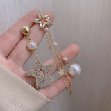 Alloy Earrings for Women Fashion Long retro Tassel Jewelry Pearl Earrings Jewelry accessories Wholesale daiiibabyyy