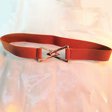 Triangle belt women's decorative elastic elastic with dress sweater suit waist simple belt versatile fashion girdle daiiibabyyy