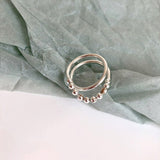 Fashion Korean Silver Color Statement Index Finger Rings For Women Hollow Geometric Irregular Open Adjustable Ring Party Jewelry daiiibabyyy
