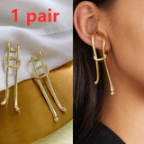 New Design Metal Ear Cuff Earrings without Piercing Geometric Minimalist Cartilage Earrings for Women Girls Jewelry daiiibabyyy