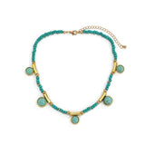 Daiiibabyyy New INS Creative National Style Fashion Temperament Necklace High-quality Handmade Natural Stone Choker Fashion Jewelry Gift