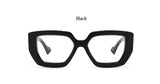 Vintage Square Big Frame Glasses Frame Fashion wood frame glasses Female Transparent Optical Green Eyeglasses daiiibabyyy