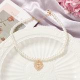 Fashion Multilayer Pearl Necklace for Women Korean Elegant Round Pendant Necklaces Wedding Jewelry Gifts daiiibabyyy