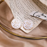 SHANGZHIHUA Alloy stud earrings, Korean fashion metallic drop flower Earrings, Women's earrings, 2022 New jewelry daiiibabyyy