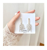 Earrings for Women Long Crystal Copper Women Fashion Earrings Trendy Jewelry 2022 Wholesale  Korean Fashion daiiibabyyy