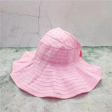 Daiiibabyyy Floded Sun hats for women Visors Hat Fishing Beach Hat  UV Protection Cap Black Causal Women Summer Caps Wide Brim Hat