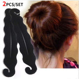 Daiiibabyyy Women Hair Accessories Magic Hair Bun Maker Hairstyle Braiders Styling Tools Girls Hair Accessories Ponytail DIY Braiding Tools