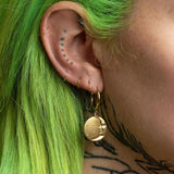 Lost Lady Moon Crescent Hoop Earrings Fashion Trend Women's Earrings With alloy Jewelry Wholesale Direct Sales daiiibabyyy