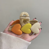 Bilandi  Fashion Hair Clip Sweet Design Heart Shape Barrette Stick Hairpin Hair Claw Clips For Headwear Hair Accessory daiiibabyyy