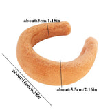 Winter Thick Furry Hairband Faux Fur Plush Headband Retro Headwear Warm Wide White Fluffy Headbands Hair Accessories For Women daiiibabyyy