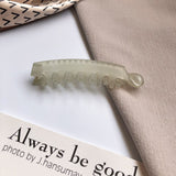 Fashion Banana Shape Hair Clip Barrettes for Women Girls Hair Claw Acrylic Hairpins Crab Clip Headwear Hairgrip Hair Accessories daiiibabyyy