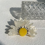 New Design French Acetic Daisy Tulip Sunflower Rose Lips Face Hair Clip Claws Palm Flower Hairpin for Women Hair Accessories daiiibabyyy