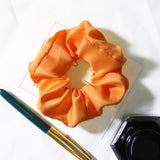 Daiiibabyyy 1 Pcs Solid Color Slik Scrunchies Women Ponytail Holder Rubber Bands Female Elastic Hairbands Hair Tie Hair Accessories