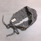 Daiiibabyyy Lace Headband Knitted Wool Woven Headband Korean Ins Retro Fairy Hair Accessory Spring and Summer Mori All-Matching