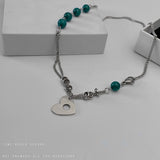 New Personality Cross Square Metal Multilayer Hip Hop Long Chain Cool Simple Necklace for Women Men Jewelry Gifts Jewelry daiiibabyyy