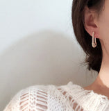 Earrings for Women Korean Fashion Crystal Pin Women Stud Earrings Jewelry Wholesale daiiibabyyy