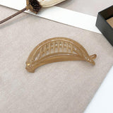 Elegant Banana Shape Hair Clips Sweet Candy Colors Hair Claw Women Girls Ponytail Holder Hairpins Fashion Hair Accessories daiiibabyyy