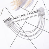 Daiiibabyyy New Chain Hairpins for Women Shell Pearl Butterfly Tiara Tassel Hair Clips Barrettes Braided Headband Ponytail Hair Accessories