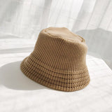 Wool Winter Bucket Hat Panama Women Men Bob Hip Hop Cap Gorros Solid Color Unisex Cotton Caps Man Fishing Bucket Flat Hat daiiibabyyy