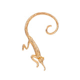 Neogoth Cute Dinosaur Cat Clip on Earrings Ear Cuff Earrings for Women Orecchini Ear Wrap Earcuff Boucle D'oreille Clip Skeleton daiiibabyyy