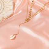 Multi-layer Shell Pendant Necklace for Women Choker Goth Aesthetic Boho Vintage Collier Femme Fashion Summer Jewelry Goth daiiibabyyy