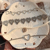 Fashion Multilayer Pearl Necklace for Women Korean Elegant Round Pendant Necklaces Wedding Jewelry Gifts daiiibabyyy