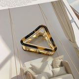 Fashion Acetate Triangle Hair Clips for Women Girls Hair Claw Chic Barrettes Claw Crab Hairpins Styling Tool Hair Accessories daiiibabyyy