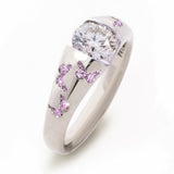 Creative Women Fashion Butterfly Ring Silver Color Inlaid White Stone Engagement Rings for Women Bridal Wedding Jewelry daiiibabyyy