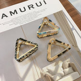 Fashion Acetate Triangle Hair Clips for Women Girls Hair Claw Chic Barrettes Claw Crab Hairpins Styling Tool Hair Accessories daiiibabyyy