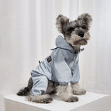 Waterproof Pet Clothes Jumpsuit Reflective Dog Jacket Small Dog Water Resistant Dog Raincoat Clothes