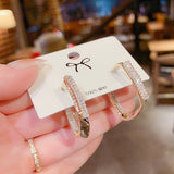 Fashion Crystal Butterfly Clip On Earring Pearl Bead Ear Cuff Long Tassels Charm Hollow Earrings For Women Clip Jewelry Gifts daiiibabyyy