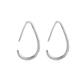 New Hot Sale Fashion Metal Drop Earrings for Women Vintage Water Droplets Hoop Earrings 2022 Trend Korean Fashion Jewelry Gift daiiibabyyy