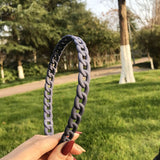 Unisex Alice Hairband Headband Men Women Sports Hair Band Hoop Metal Hoop Double Bangs Hairstyle Hairpin Hair Accessories daiiibabyyy