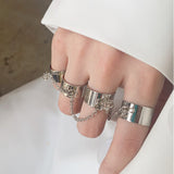 2022 New Korean Style Flower Rings for Women Punk Trendy Vintage Plum Blossom Ring Small Daisy Flower Rings Party Couple Rings daiiibabyyy