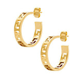 Lost Lady New Fashion Hoop Earrings Butterfly Ring-Shaped Ladies Earrings Jewelry Wholesale Direct Sales daiiibabyyy