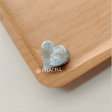 Korean Cute Starry Sky Fashion Peach Heart Grandmother Green Small Hairpin For Women Simple Acetate Grabbing Clip Bangs Clip daiiibabyyy
