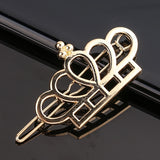 Chic Metal Geometric Hair Clip Round Triangle Barrettes Hairpin Barrette Hair Claws Women Girls Fashion Hair Accessories Gifts daiiibabyyy